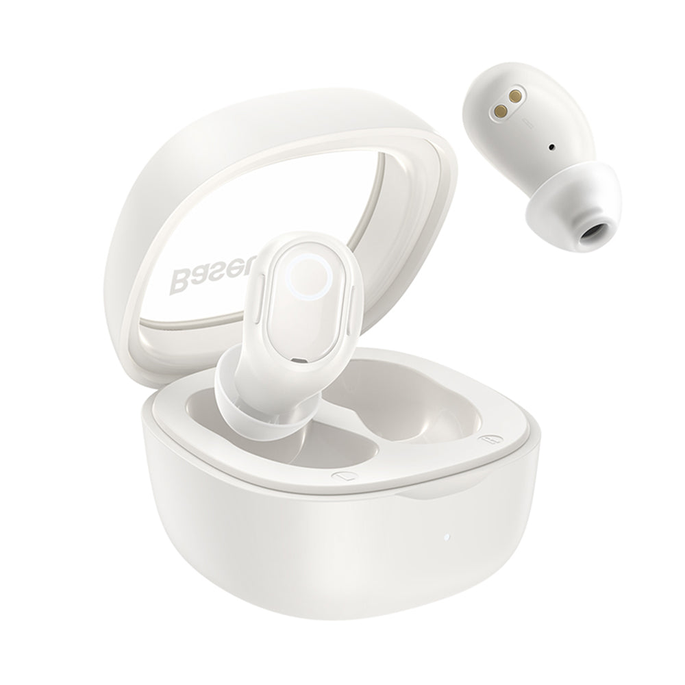 Baseus - Wireless Earbuds Bowie WM02 (NGTW370202) - TWS with Bluetooth 5.3 - Creamy White