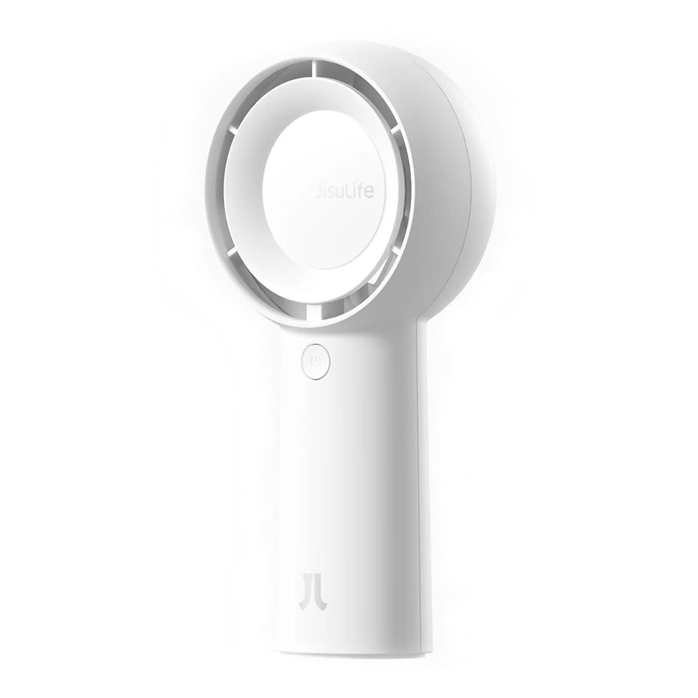 JisuLife - Premium Hand Fan Life5 Plus (FA43) - Portable, Type-C, 4000mAh, 5 Speeds - Ice White