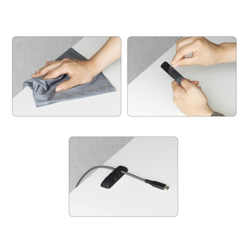 Ringke - Cable Organizer (4 pack) - 4 x 3 Slots - Multicolor