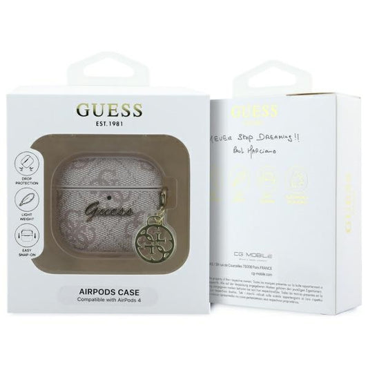 Guess - 4G Charm Collection (GUA4G4GSMP) - Apple AirPods 4 - Pink