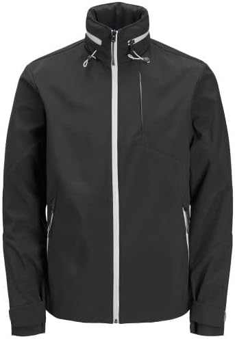 Jack & Jones Jcofilt Casaco com capuz, Preto - Branco, S