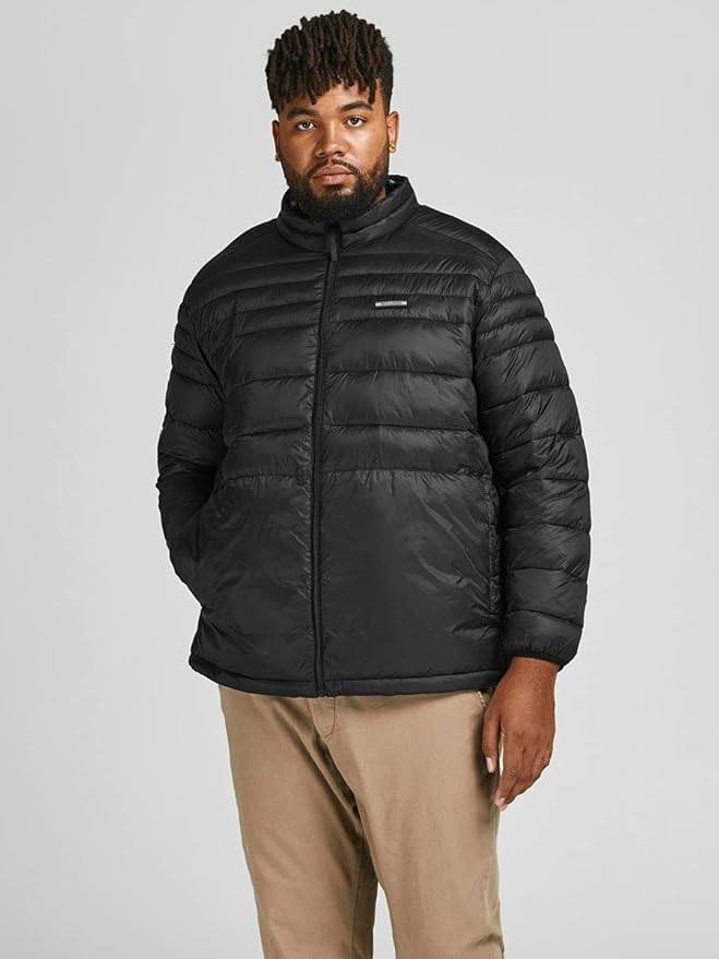 JACK & JONES Jjeace Puffer Colar PS Noos casaco para homem