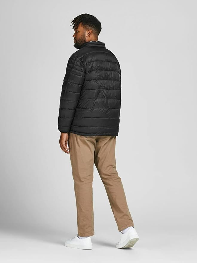 JACK & JONES Jjeace Puffer Colar PS Noos casaco para homem